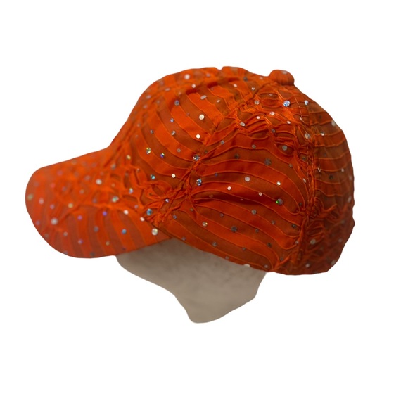 SS Something Special Orange Sparkle Hat - Picture 4 of 6